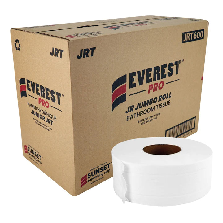 Everest Jumbo Bathroom Tissue - 600 Feet