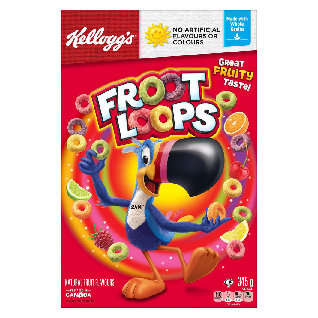 Kellogg's Froot Loops Cereal 345 g
