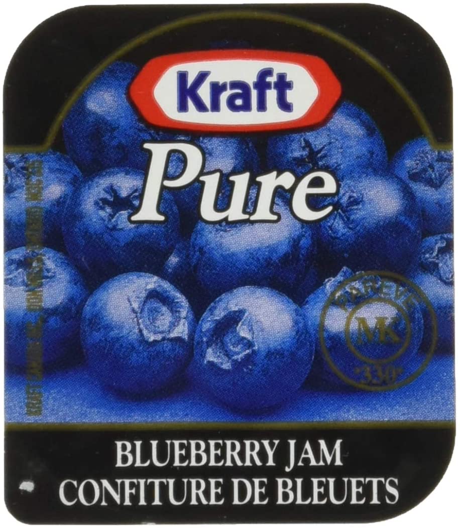 Blueberry Jam Portions - 140 Pack