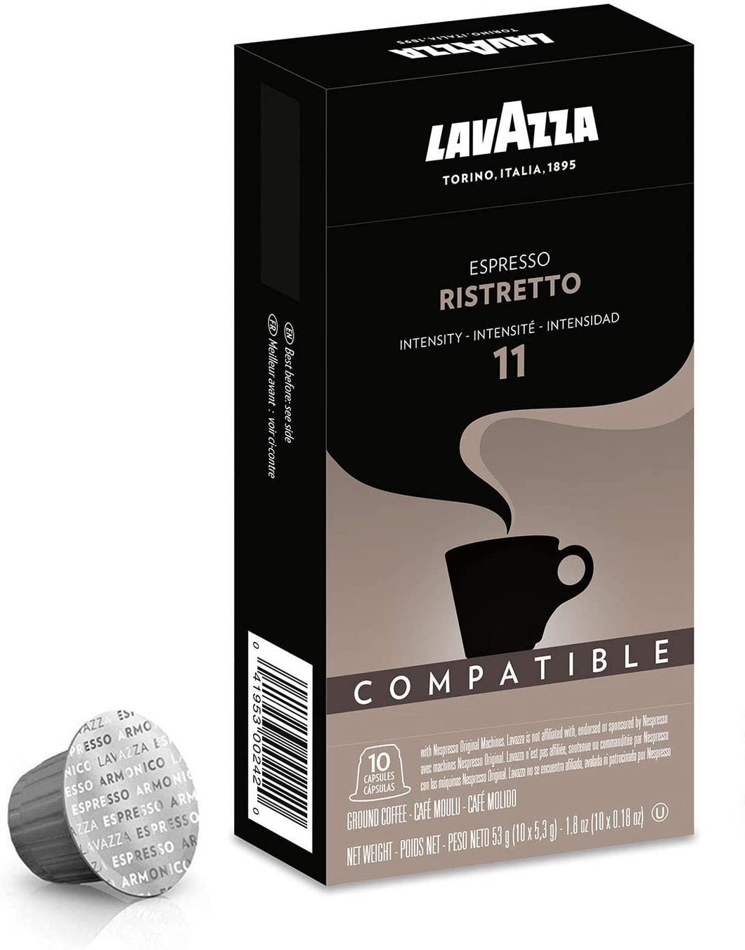 Lavazza Espresso Ristretto - Nespresso Compatible Capsules