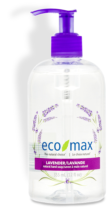 eco-max Natural Hand & Body Soap: Lavender - 355ml / 946ml