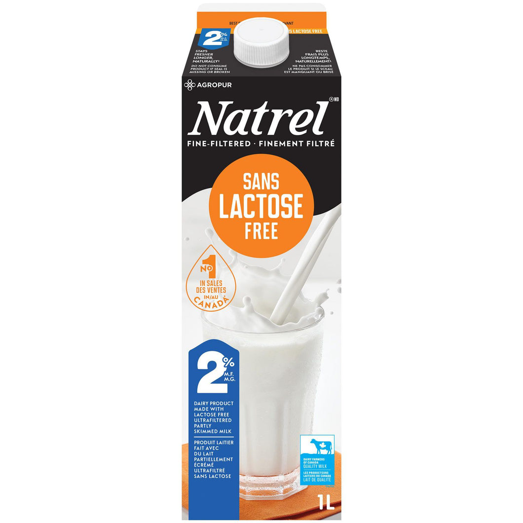 Natrel 2% Lactose Free Milk - 1L