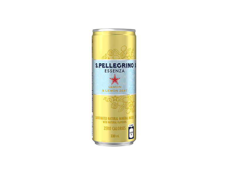 San Pellegrino Carbonated Water Lemon Zest - 330ml