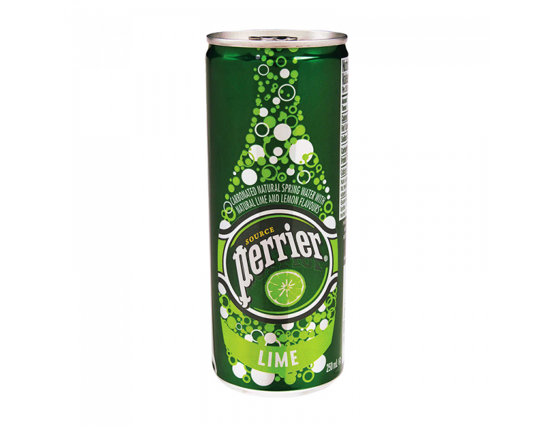 Perrier Carbonated Water Lime - 250ml