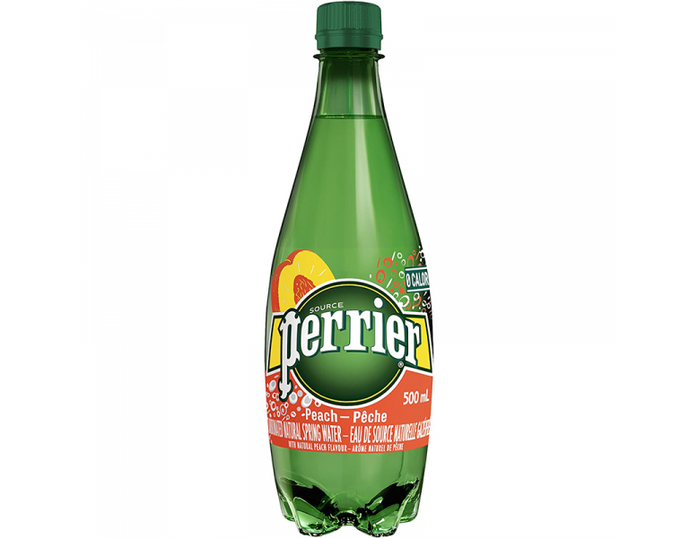 Perrier Carbonated Water Peach - 500ml