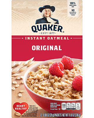 Quaker Instant Oatmeal Original - 10 x 28g