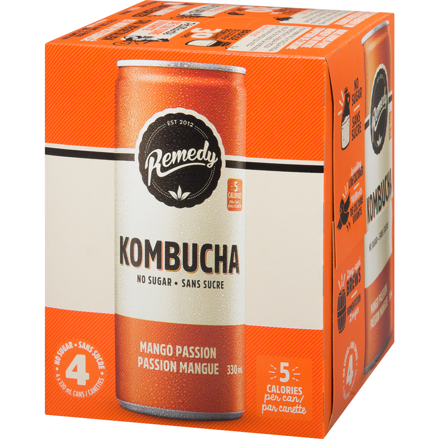 Remedy Kombucha Mango Passion - 330ml