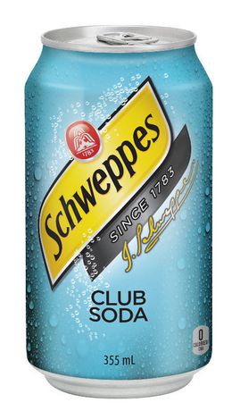 Schweppes Club Soda - 355ml (12oz)