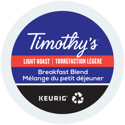 Timothy's Breakfast Blend - K-Cups