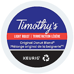 Timothys Original Donut Shop Blend - K-Cups