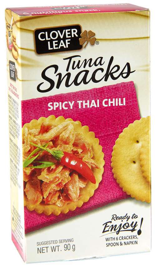 Clover Leaf Tuna Snacks Spicy Thai Chili - 12 x 90g